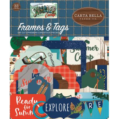 Carta Bella Summer Camp Die Cuts - Frames & Tags